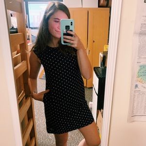 Tommy Hilfiger Navy Polka Dot Dress